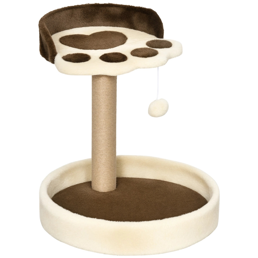 Tiragraffi a forma di zampa con piattaforme ¨C Minimal ¨C marrone 44 cm