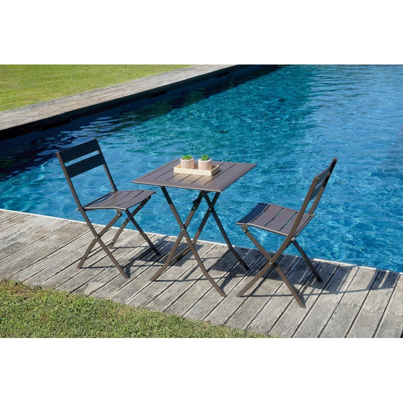Set di due sedie Lucca MOIA chocolate