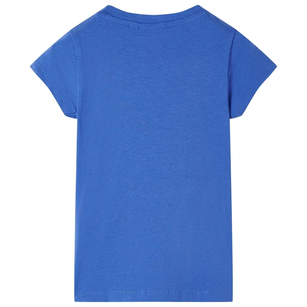 Maglietta da Bambina Blu Cobalto 128 11057