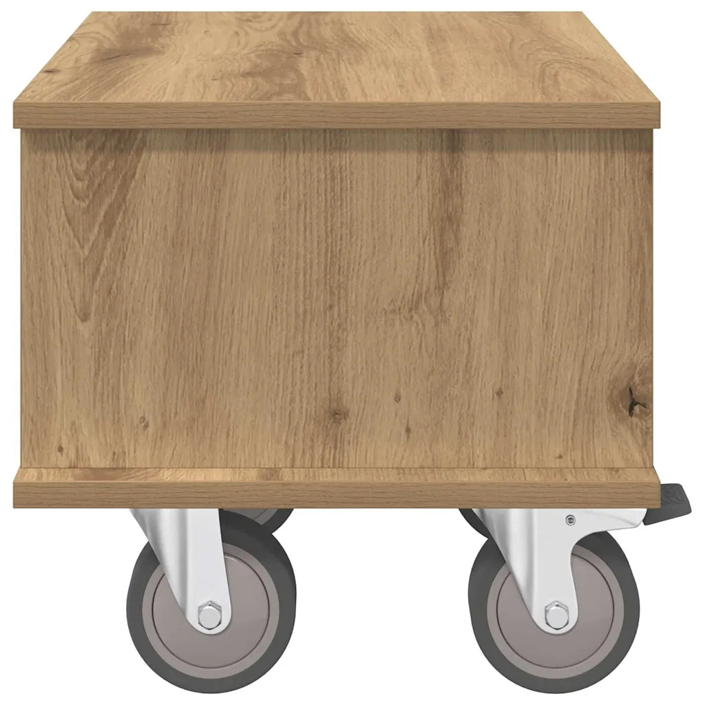 Supporto TV-Credenza per TV-Mobile TV Rovere artigianale 37 x 35 x 35 cm