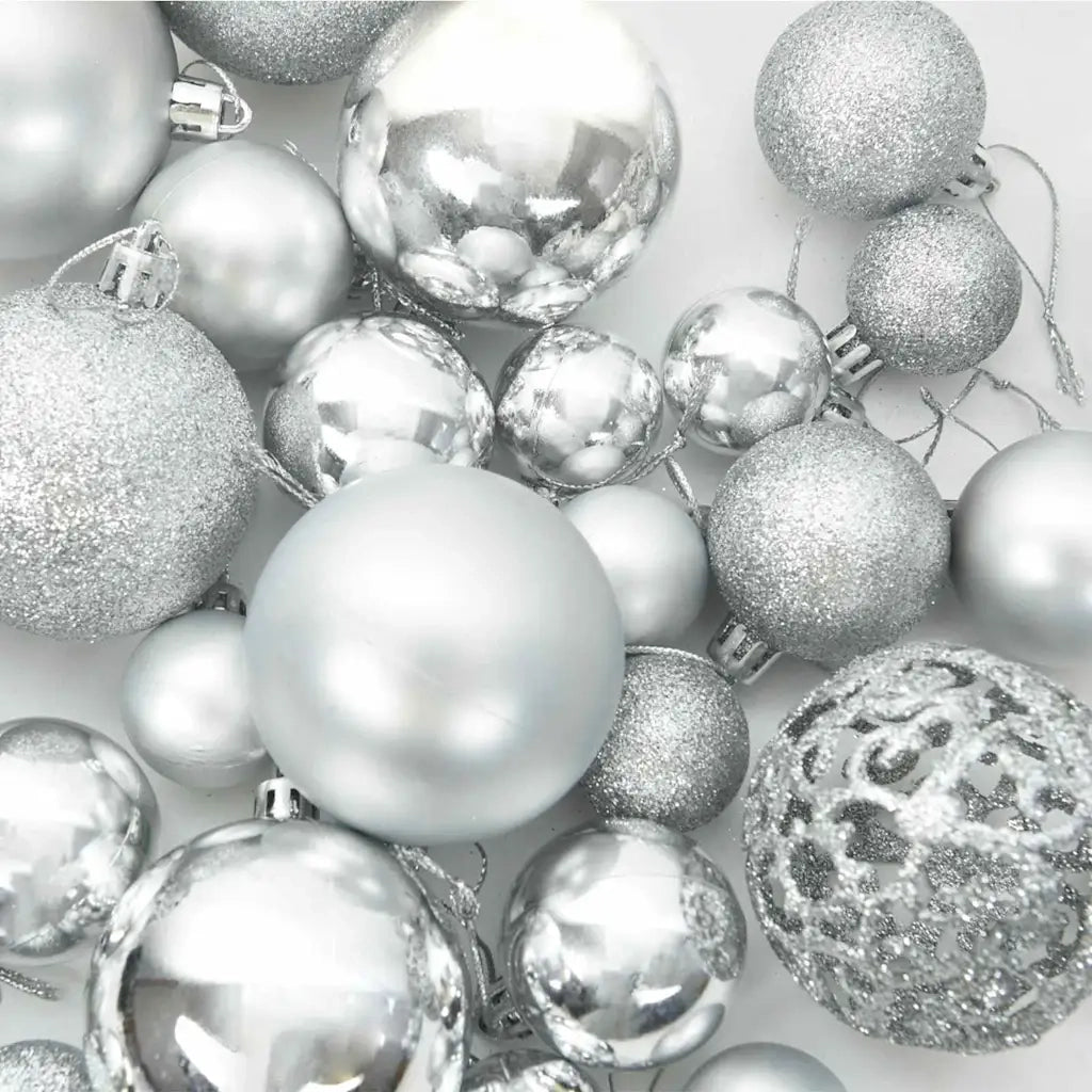 Set di Palle di Natale 120 pz 300 LED Bianco caldo Ø 6 cm 42018836