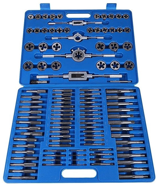 Set di taglieri per cavi - 110 pezzi - Taglia cavi e set di punzoni - Cassa di attrezzi - Cavi fini e grossi - Ideale per lavorazioni di avvallamento