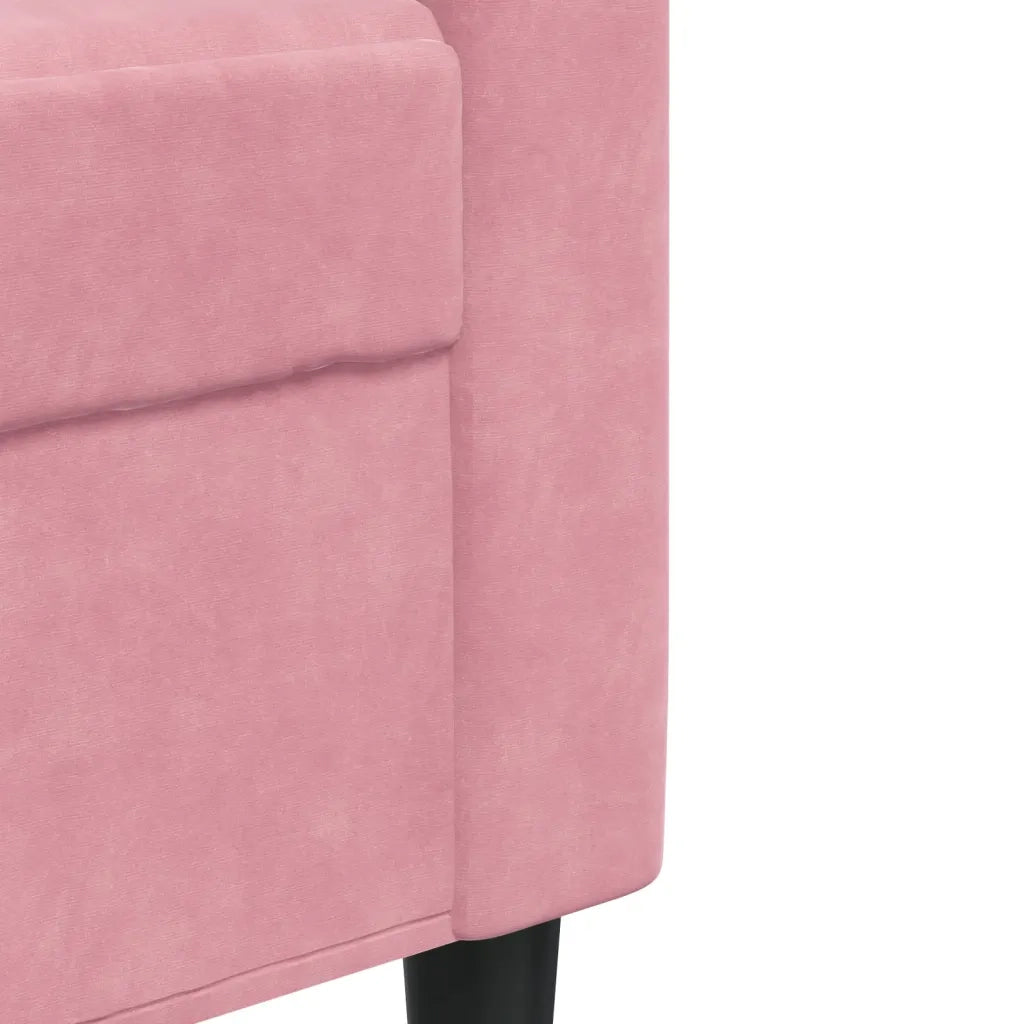 Poltrona Rosa 60 cm Velluto 4007607