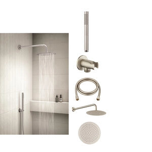 GEDY SET DOCCIA D.25 SPAZZOLATO HIGH PRO PLUS 04