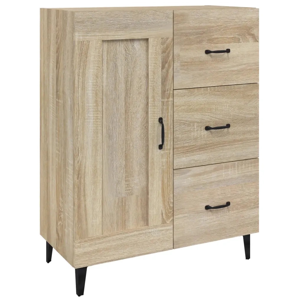 Credenza-Buffet-Armadio da cucina Rovere Sonoma 69,5x34x90 cm in Legno Multistrato 681138