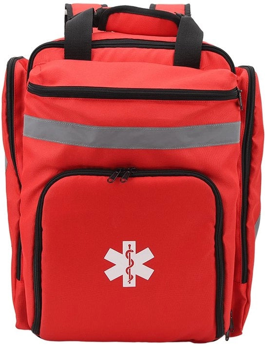 Borsa di Pronto Soccorso con Grande Capacità - Tas vuota EHBO - Materiale Duraturo - Striscia Riflettente - Impermeabile - Per Uso Esterno