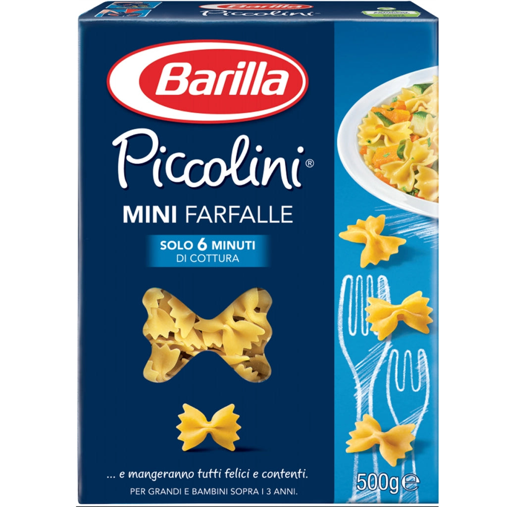 Barilla piccolini mini farfalle 500 grammi