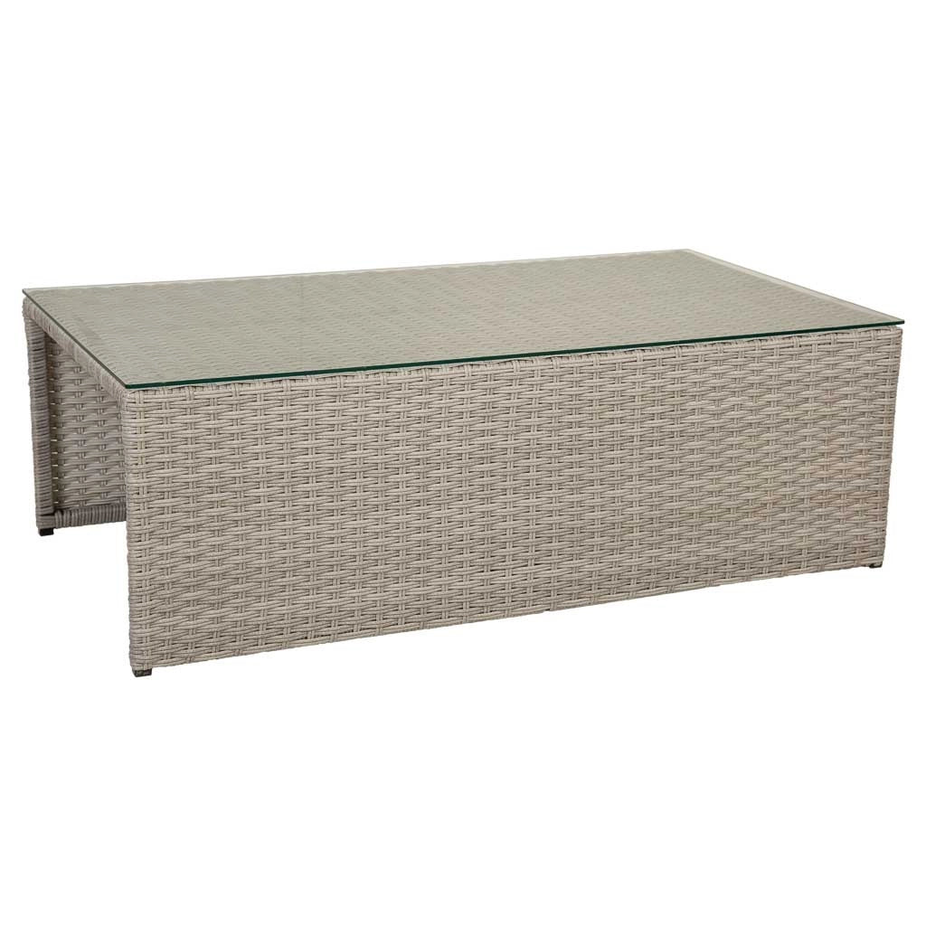 Set tavolo grigio, divano, 2 poltrone e 2 poggiapiedi