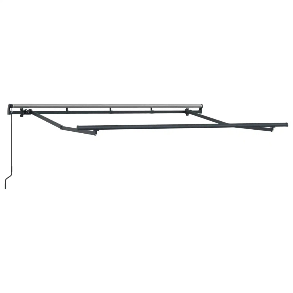 Tenda retrattile-Tenda parasole per balcone Marrone 350 x 200 cm Tessuto 804298