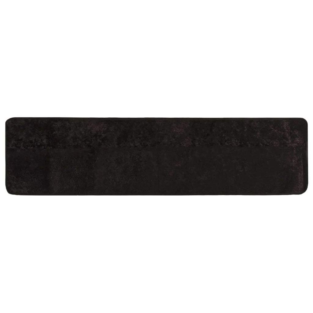 Runner Tappeto MARSA Antracite 50 x 350 cm Poliestere e PVC 42023165
