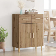 Credenza-Buffet-Armadio da cucina rovere artigianale 34 x 69.5 x 89 cm Legno multistrato