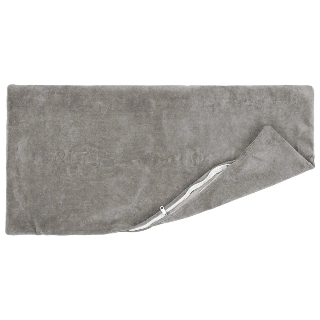 Cuscino HEERLEN 2 pz Grigio Chiaro Fleece in microfibra 927765