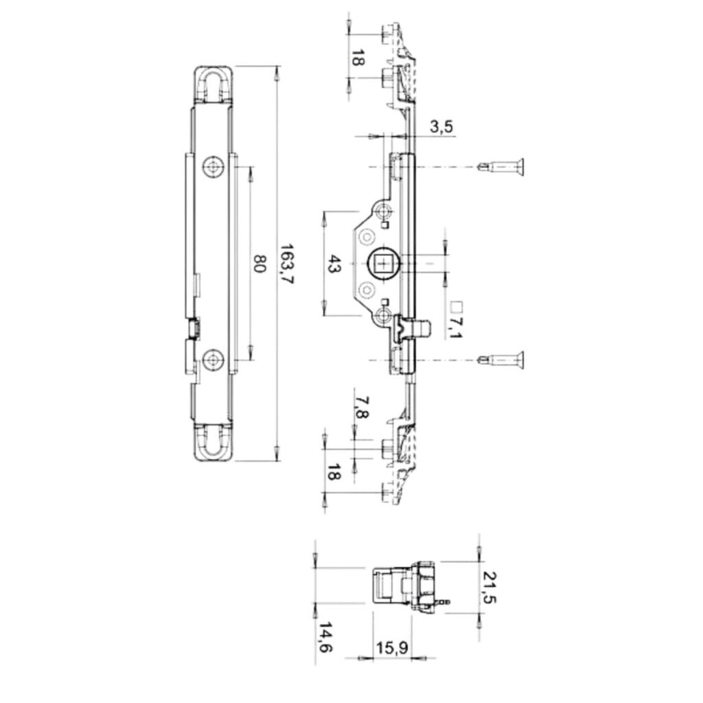 Movimentazione interna monodirezionale giesse m180 Giesse