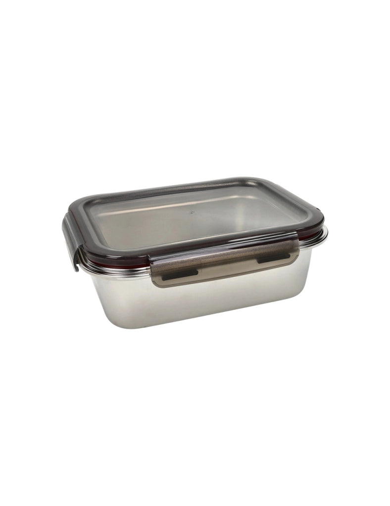 Contenitore ermetico in acciaio inox con coperchio fumé  Medium Brandani
