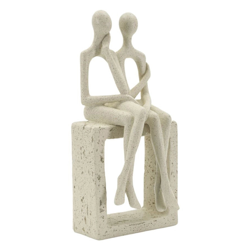 Statuetta Coppia Stons cm 11,5x9x25
