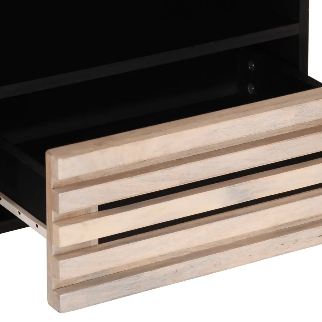 Mobile TV | Armadietto TV | Mobile Porta TV 80x34x46 cm in Legno Massello di Mango