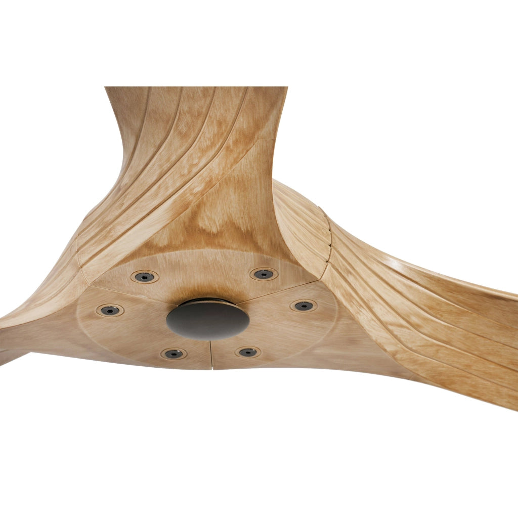 MOREA, Ventilatore senza Luce, Faro Barcelona Colore: Acero