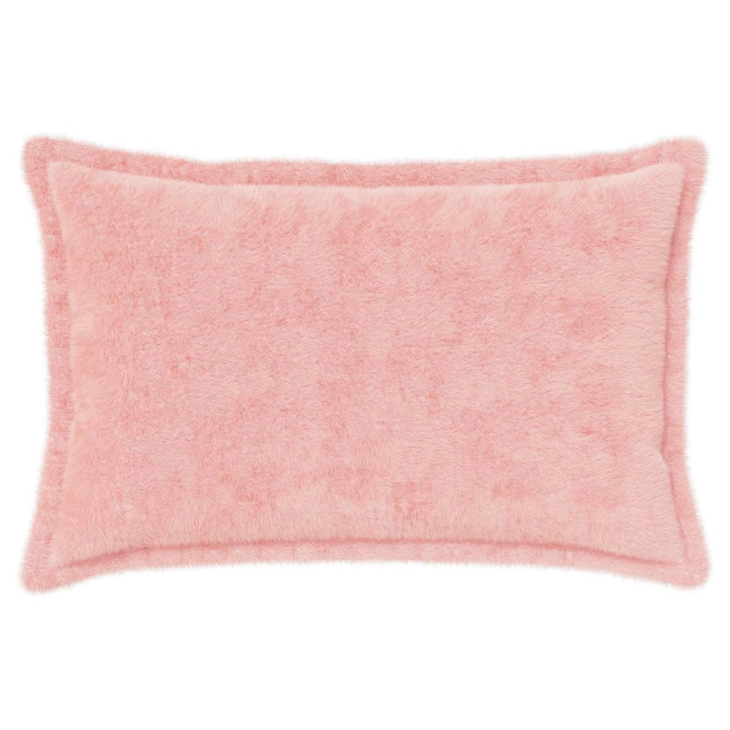 Federa 6 pz HOUTEN Rosa 40 x 60 cm Pelliccia di Coniglio Finta 917699