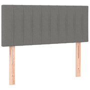 Testiera | Testata Grigio Scuro 90x5x78/88 cm in Tessuto