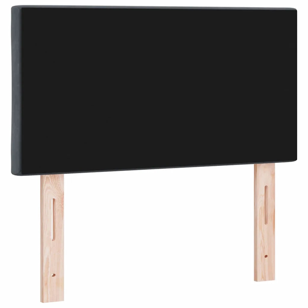 Testiera | Testata LED Grigio scuro 80 cm Velluto