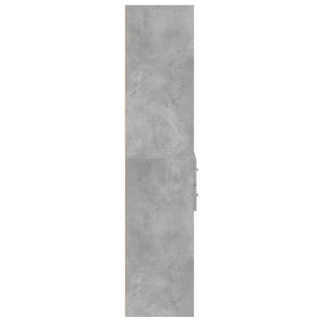 Buffet credenza cassettiera mobiletto mobile contenitore organizer cucina soggiorno salotto alto 70 x 42,5 x 185 cm legno ingegnerizzato grigio 02_0034719