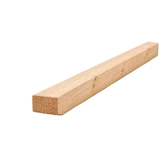 Morali abete carpenteria grezzi   38 x 98 x 2500+1500 mm 1 pz.