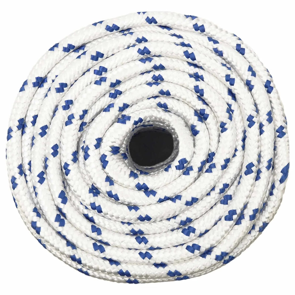 Corda multiuso 12 mm 25 m Bianco e Blu PP 930 kg Carico massimo 3473170