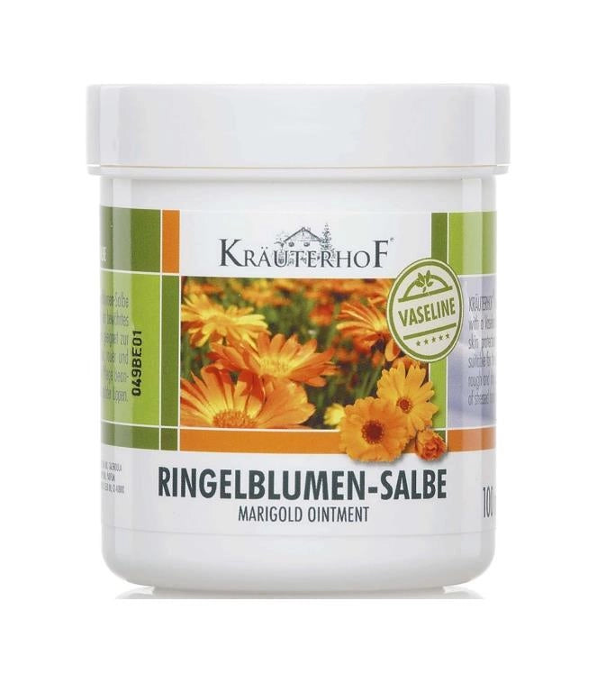 Crema Unguento alla Calendula e Vasellina in Barattolo 100 ml Krauterhof