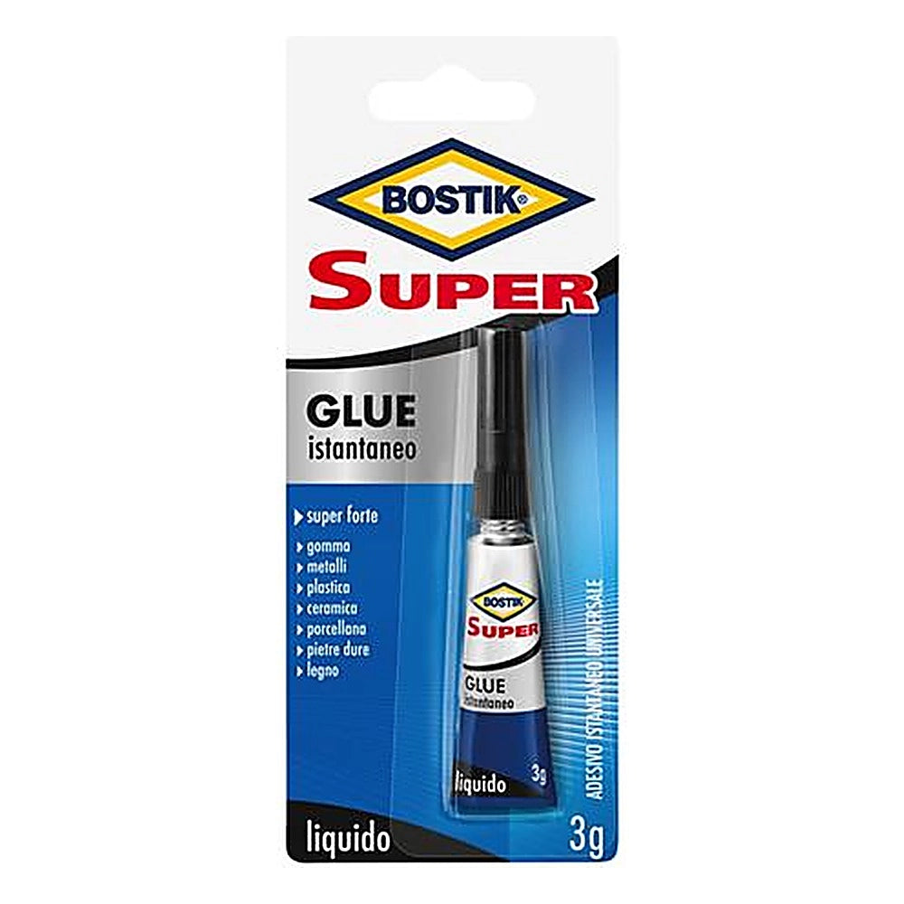 Colla istantanea bostik super glue jumbo 3 g