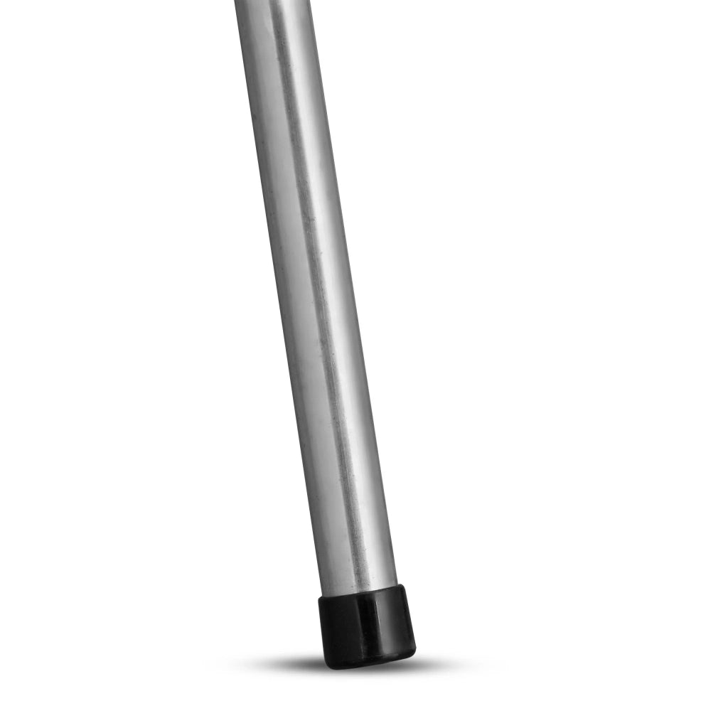 Scaletta per trampolino universale con 2 barre pratica giardino 76 cm in acciaio nero 13_0012909