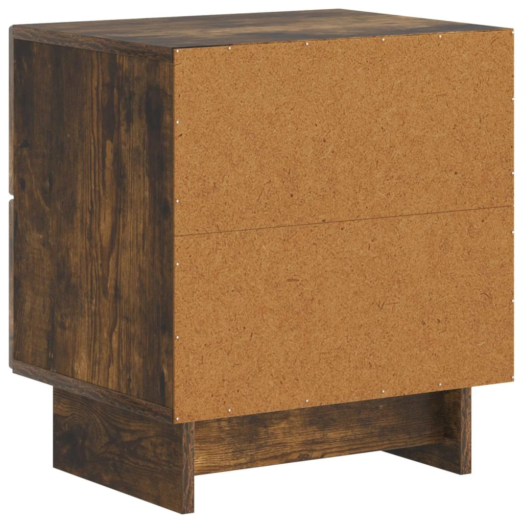 Armadio da Notte con cassetto Rovere Fumo 43 x 34,5 x 47,5 cm 893845
