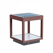 Lanterna Visor Solare a Led da 3,5w a batteria, IP54 Corten