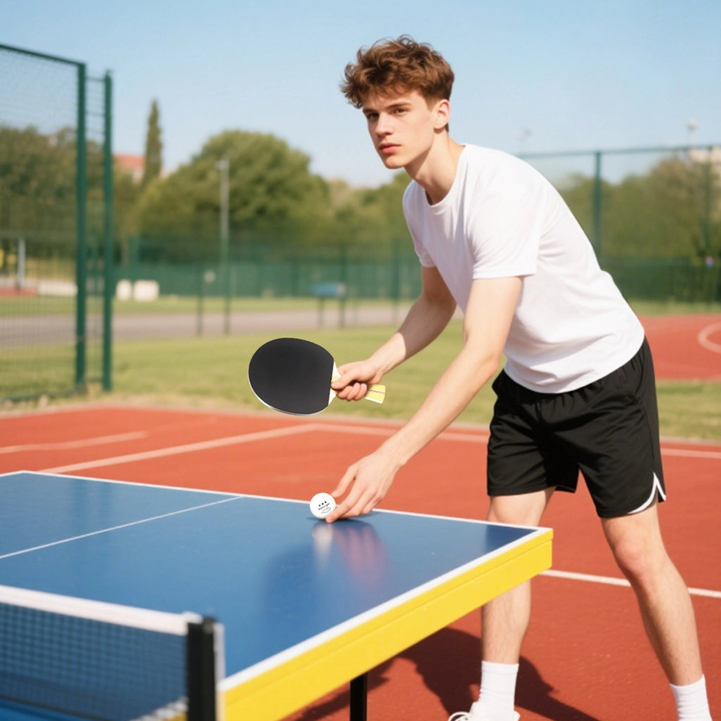 Set da ping pong 4 racchette 8 palline 1 borsa ¨C Minimal ¨C per amatori e principianti
