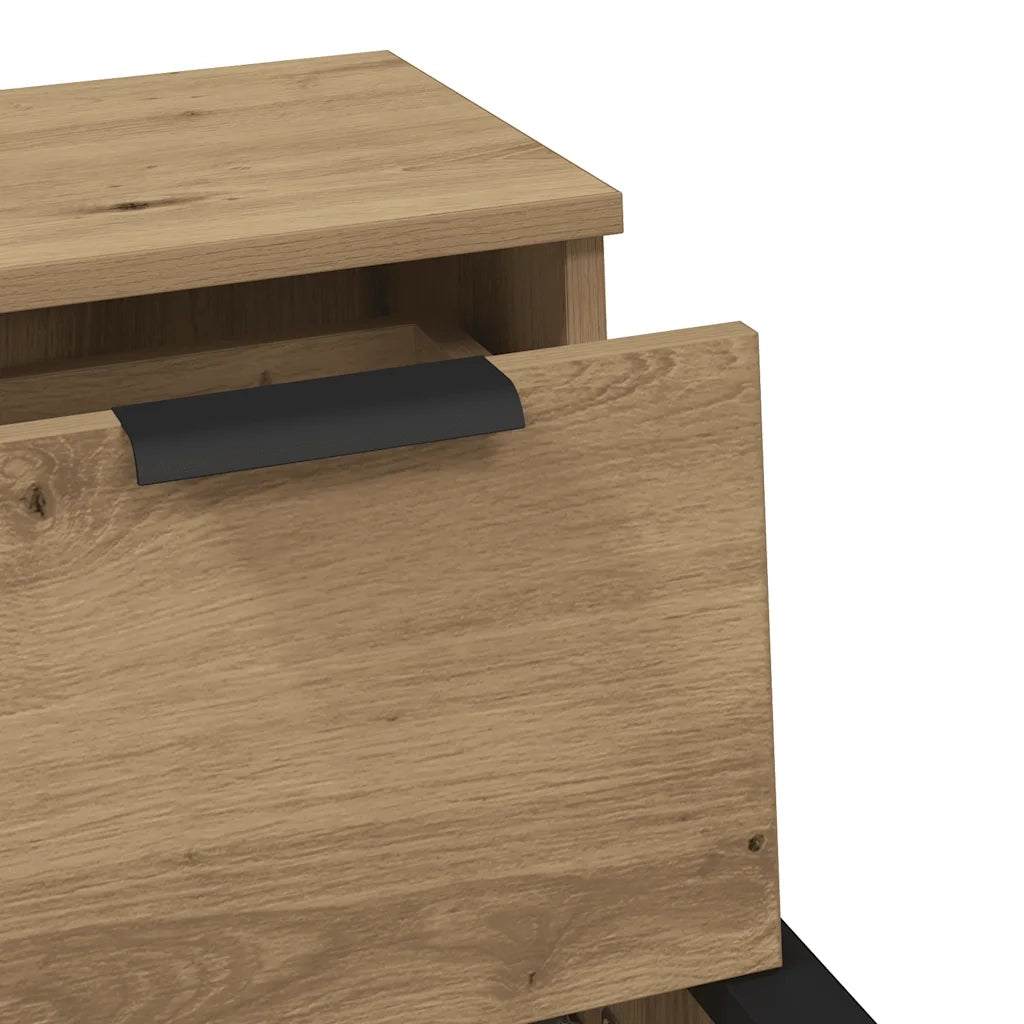 Credenza-Buffet-Armadio da cucina Rovere Artigianale 30x30x70 cm in Legno Multistrato 608546