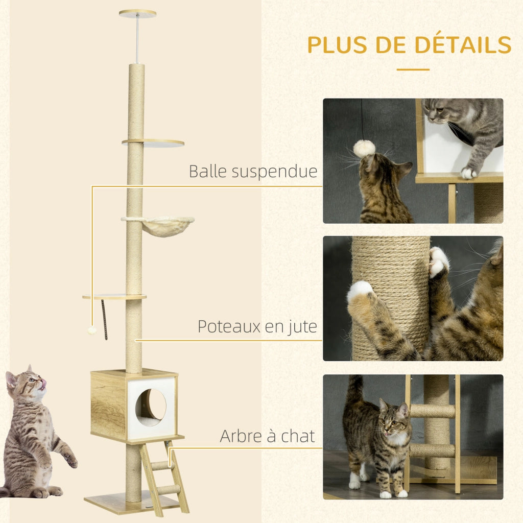 Albero per gatti ¨C Minimal ¨C Beige