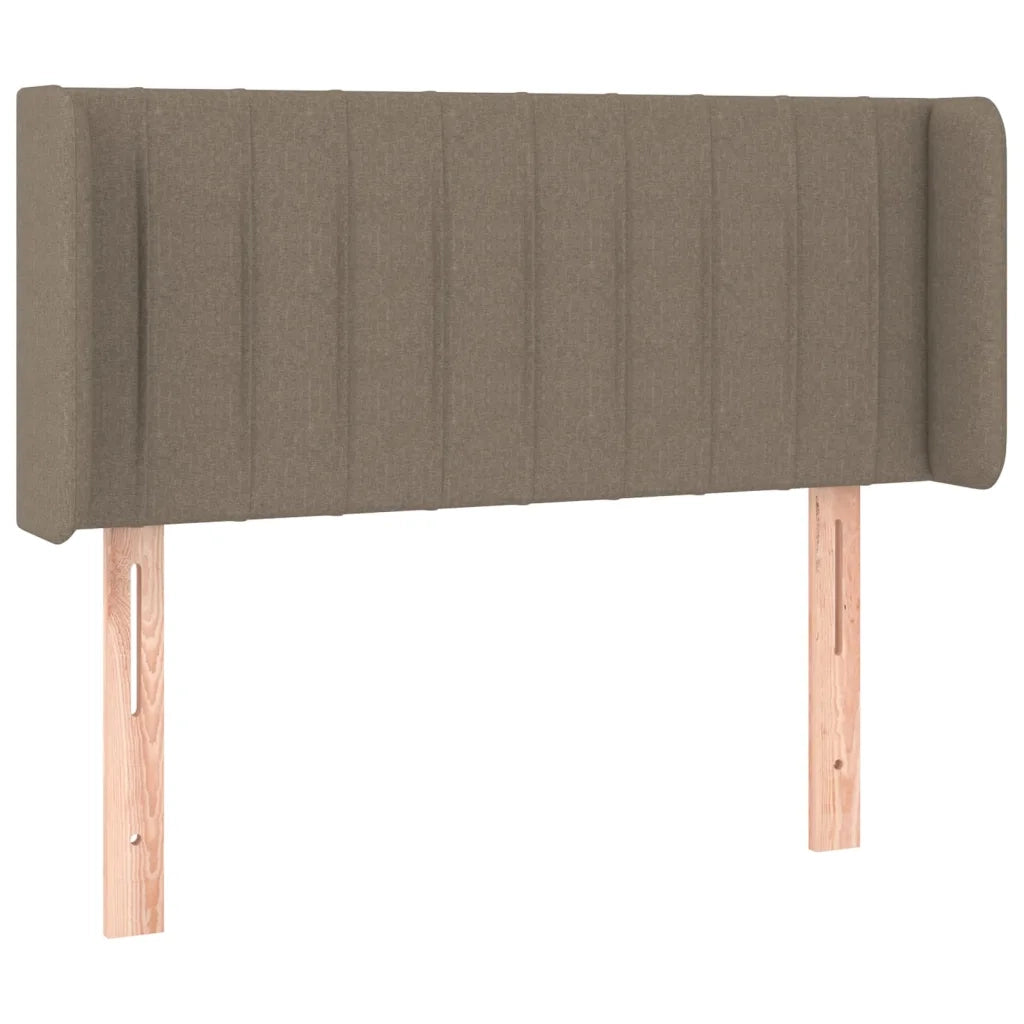 Testiera ad Orecchio Tortora 83x16x78/88 cm in Tessuto 3118984