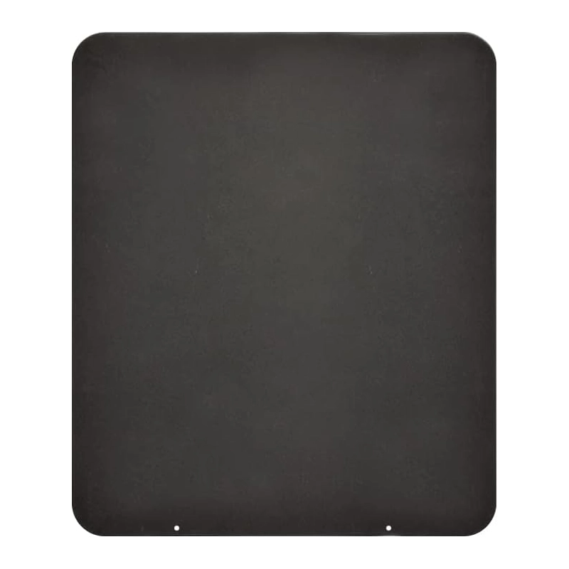 Pedana salvapavimento per stufe a legna e pellet in acciaio 70x60