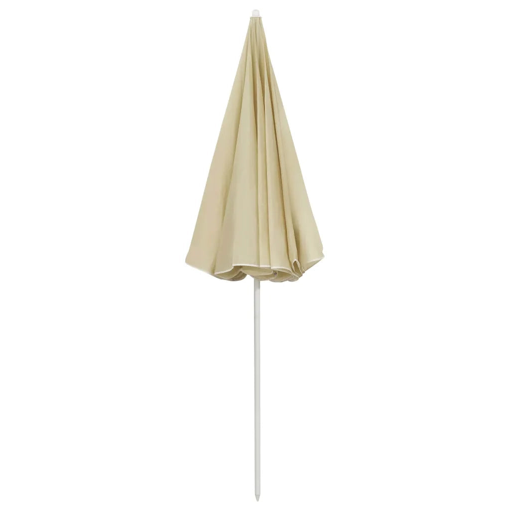 Ombrellone da Spiaggia Giallo Sabbia 240 cm 314703