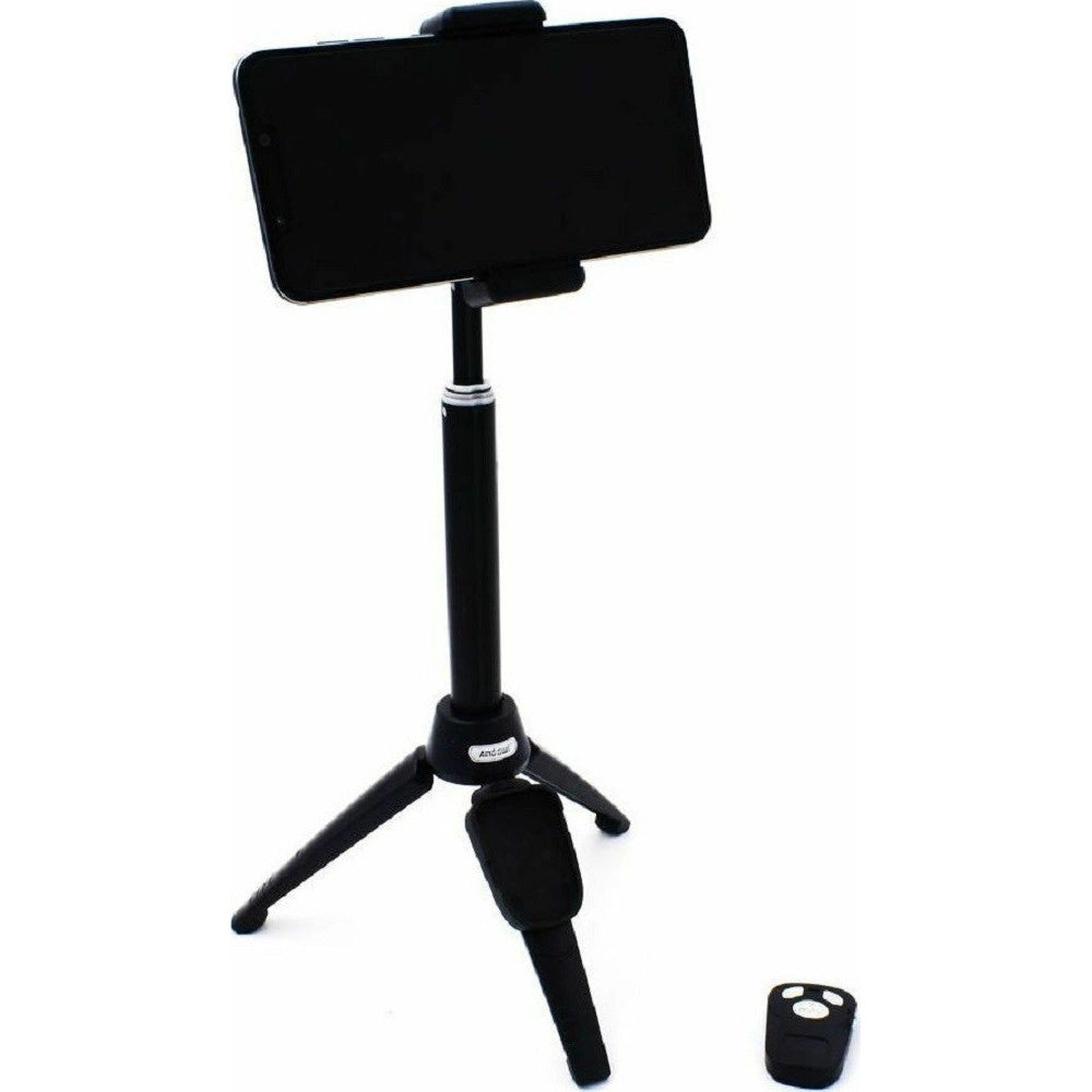 Trade Shop - Treppiedi Per Selfie Stick Per Cellulare Telecamera Controller Bluetooth Q-lh8 -