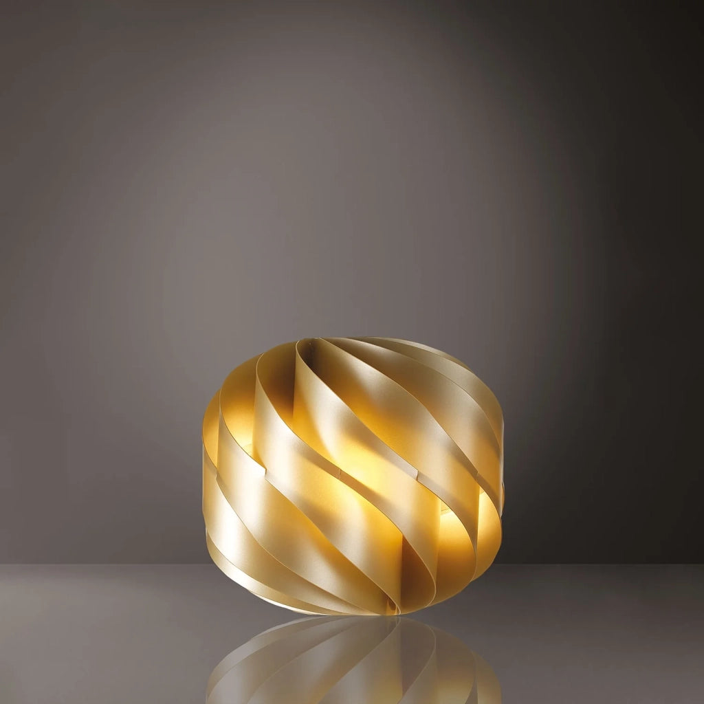 Lampada Da Scrivania-Ufficio Moderna Globe Polilux ® New Gold 1 Luce E27