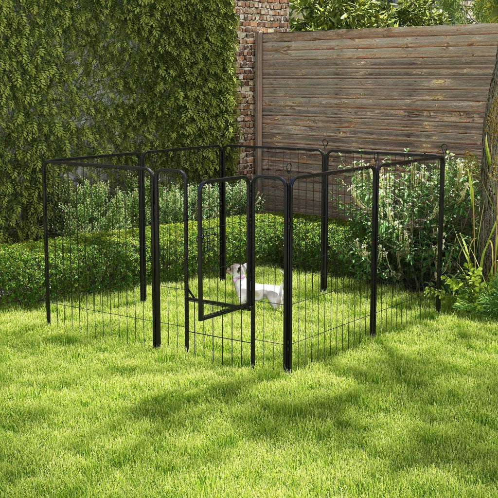 Recinto per Cani Modulabile ¨C zephmum ¨C Grigio 80x150x100 cm