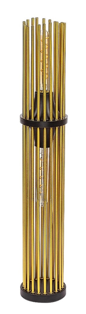 Lampada da terra Rabalux Roxas 74022 E27 2x40W nero