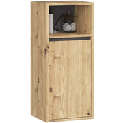Mobile bagno sospeso VAMI Rovere Artisan, Grigio Grafite 35 cm 1 anta 35x30x80 cm