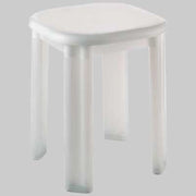 SGABELLO EOS 4 GAMBE  Moplen Bianco     SANIPLAST