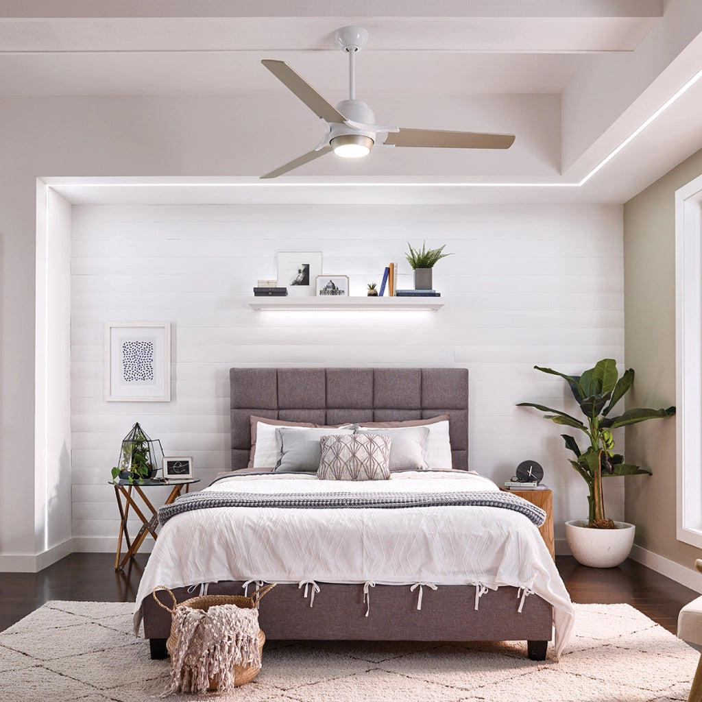 Ventilatore soffitto Zeus Kichler 152cm LED 10W con telecomando