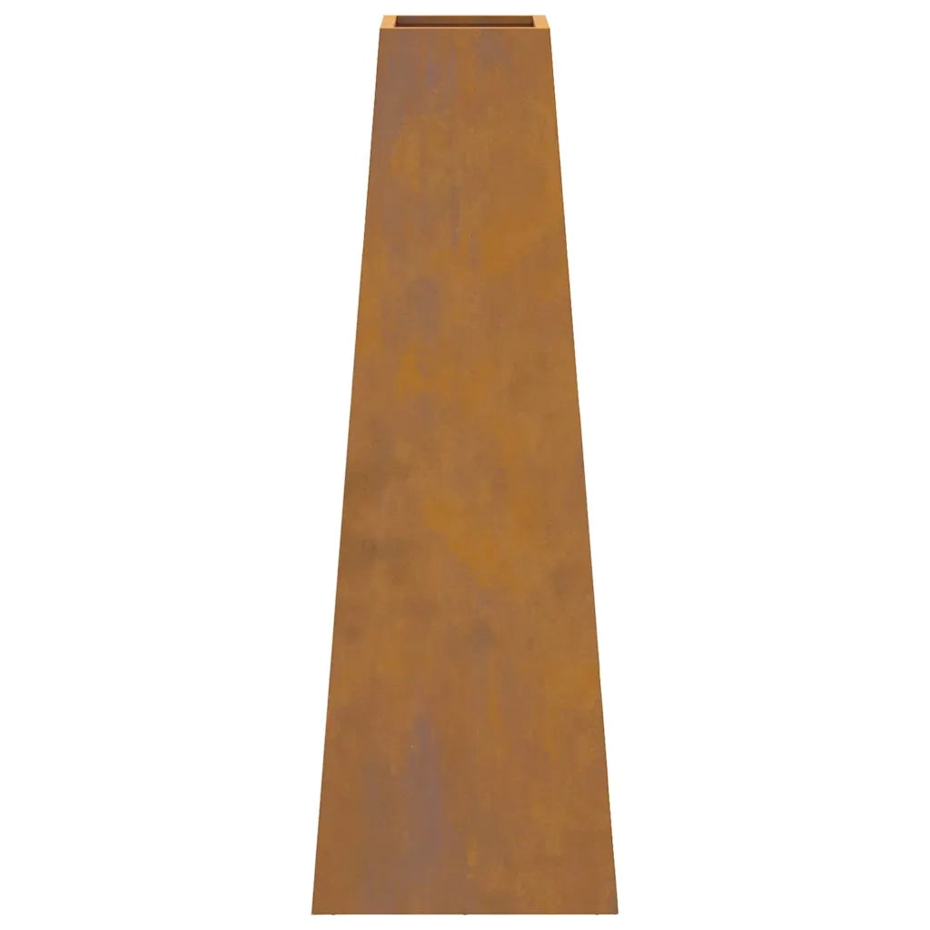 Focolare-Stufa-Camino Marrone 50 x 35 x 100 cm acciaio corten