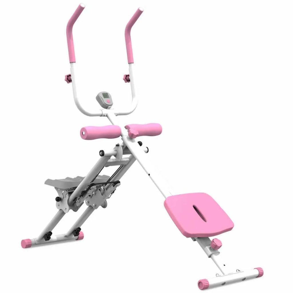 Stepper 2 in 1 e Attrezzi Addominali Pieghevole, Multifunzione per Allenamento Completo del Corpo, Home Gym