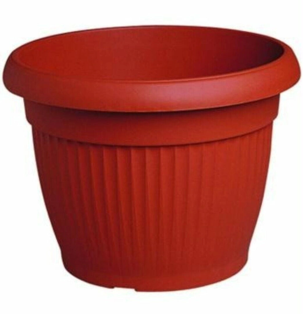 Vaso Terra Giardino 18 Cm Terracotta Set 2 Pezzi - Arca