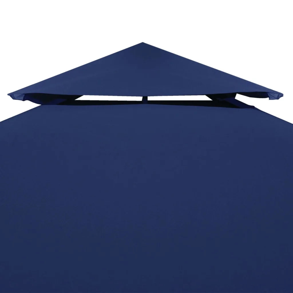 Copertura Superiore per Gazebo a 2 Strati 310 g/m2 4x3 m Blu CFW7783870