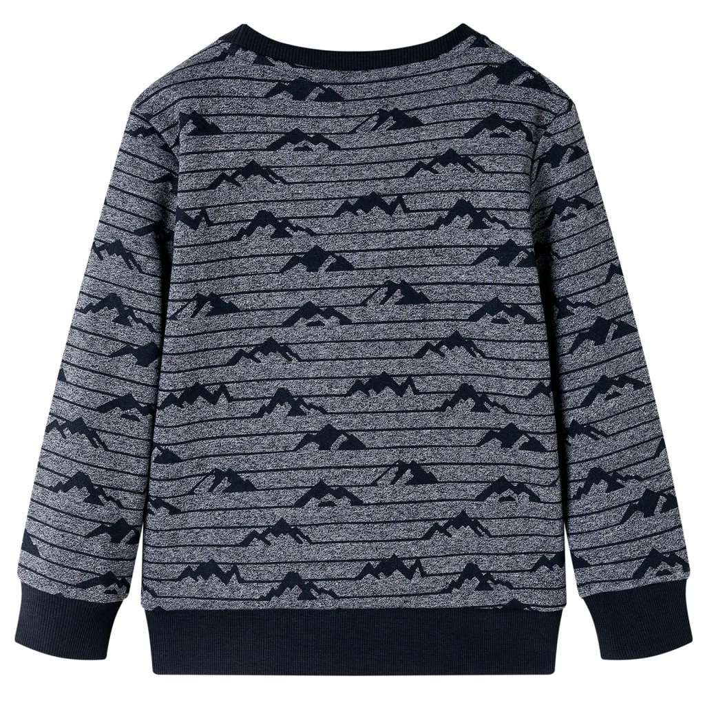 Felpa per Bambini Blu Marino M¨¦lange 140